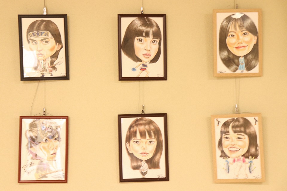 My Favorite Faces（似顔絵展）の様子2