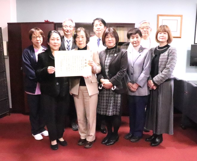 感謝状贈呈式の様子2