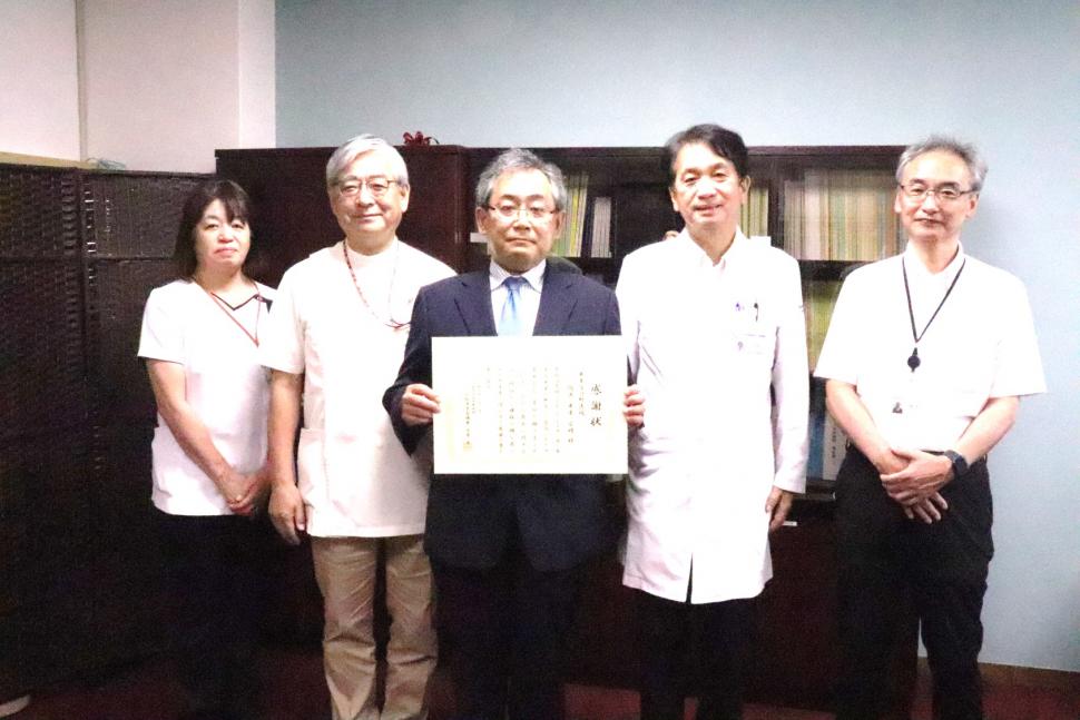 感謝状贈呈式の様子2