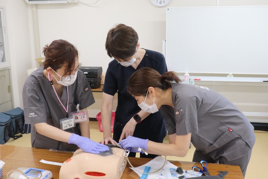 特定行為研修の様子